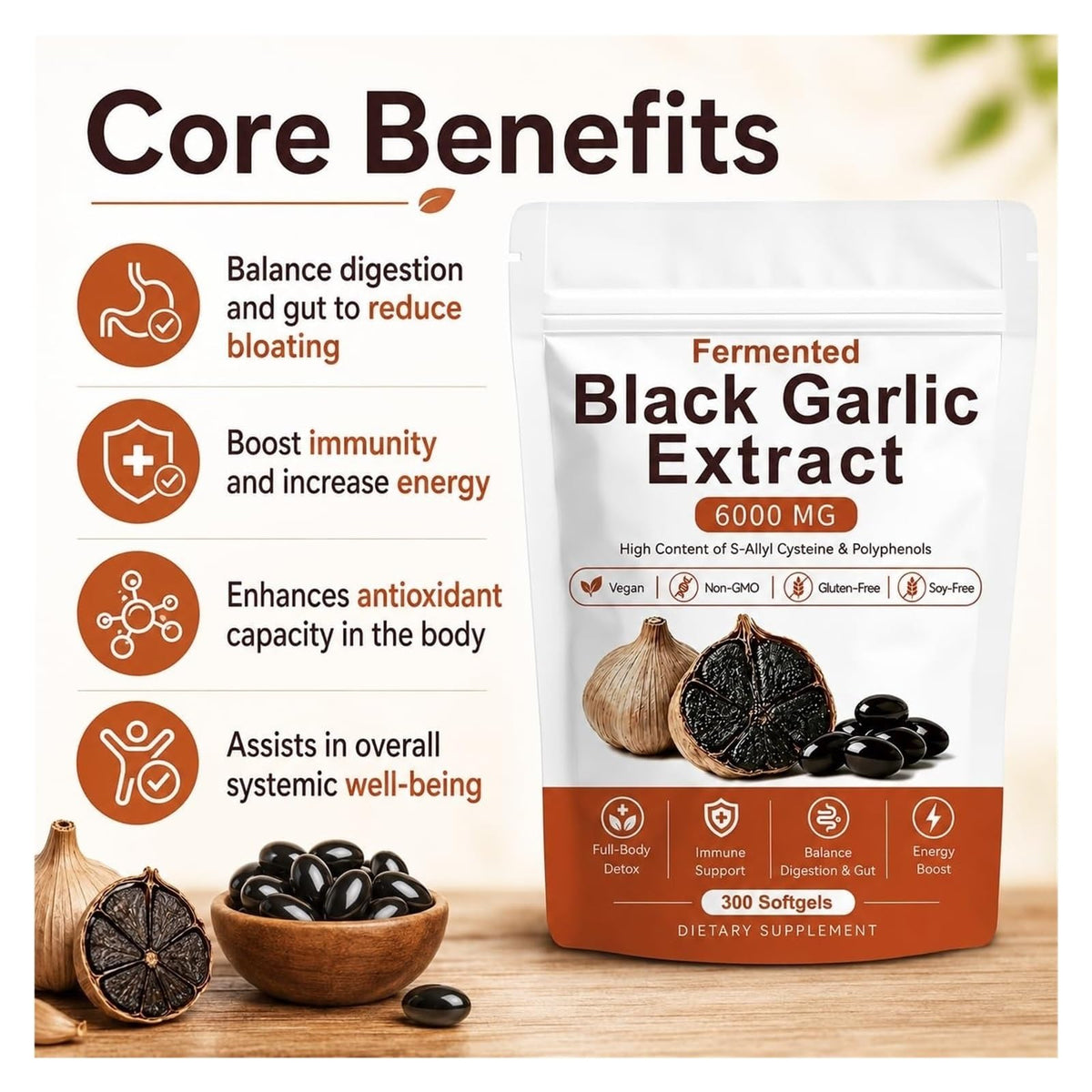 Black Garlic Extract 300Pcs W3905