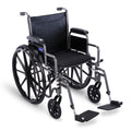 Portable Folding Lightweight Manual Wheelchair 18 Inch Seat B4091