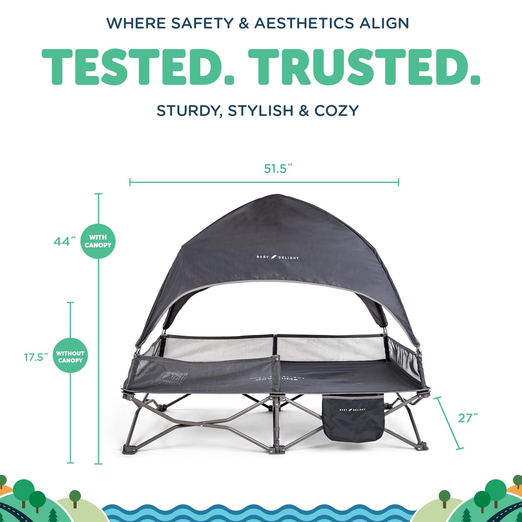 Portable Cot Grey X27783