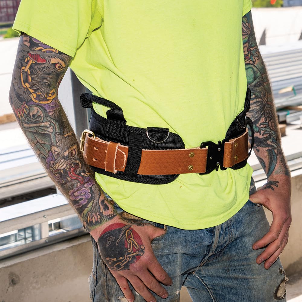 Leather Tool Belt with Quick-Release Buckle Y8622