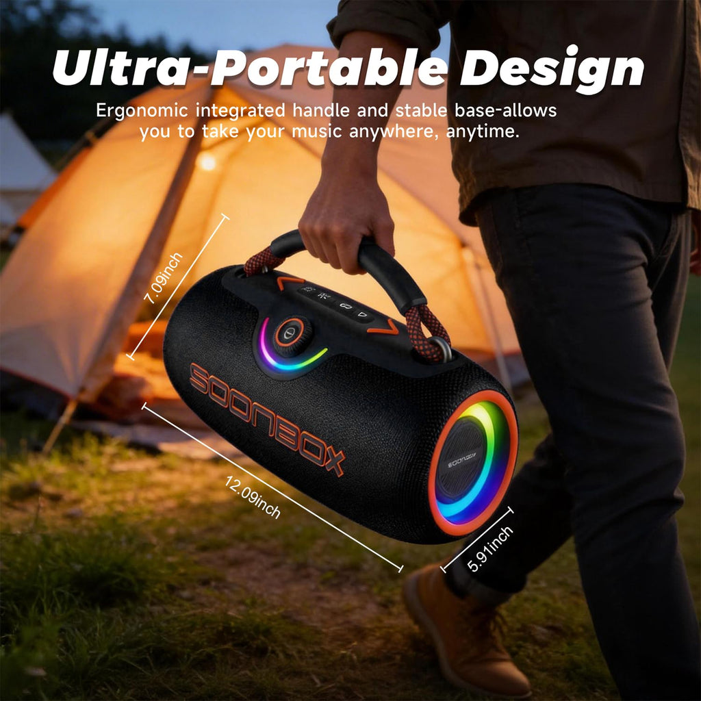Black Portable Bluetooth Speakers X710