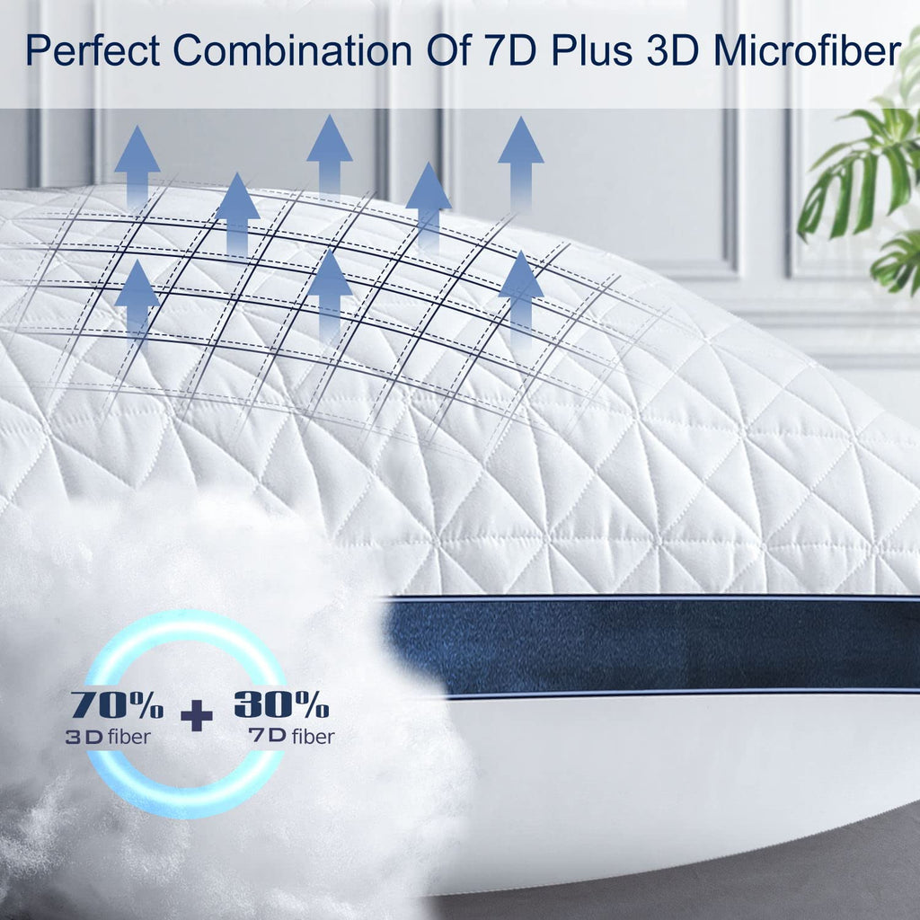 King Size Cooling Bed Pillows Set of 2 N375