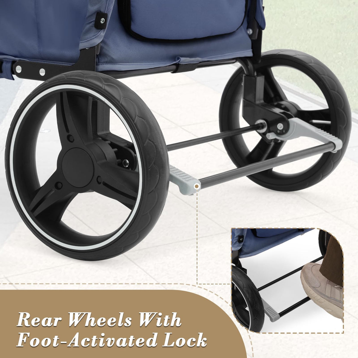 Blue Pet Stroller I101435