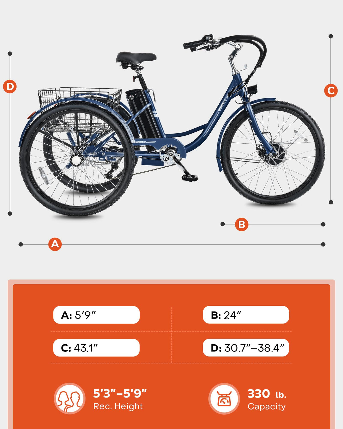 Electric Trike 7 Speed E4919
