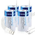 Rechargeable D Batteries with Charging G951954