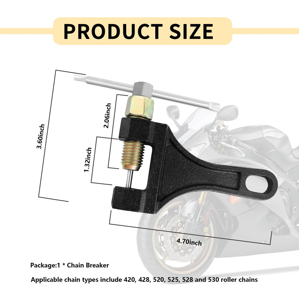 Motorcycle Chain Breaker Tool #420 428 520 525 528 530 V807