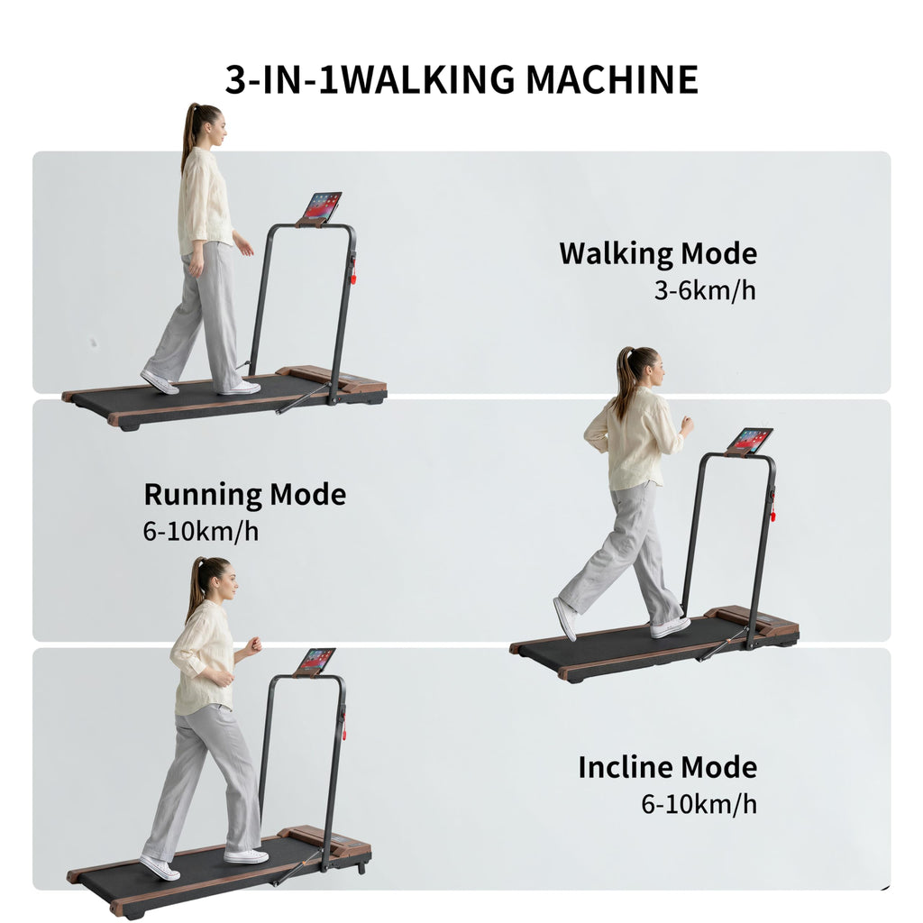 2 in 1 Under Desk Treadmill 2.5HP Portable Treadmill L5722