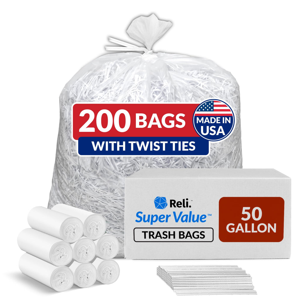 50 Gallon Heavy Duty Trash Bags M7661