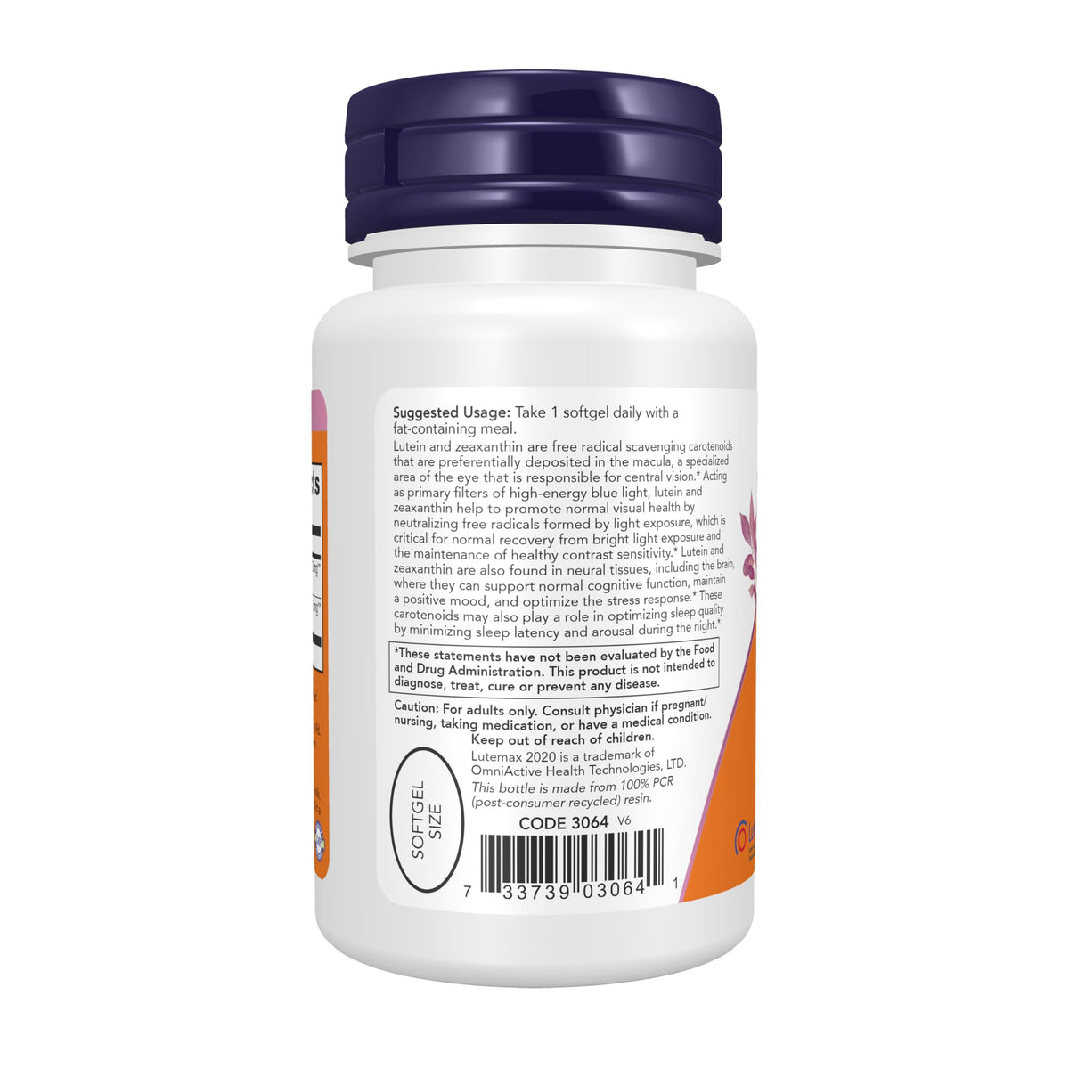Lutein & Zeaxanthin 60 Softgels N81616