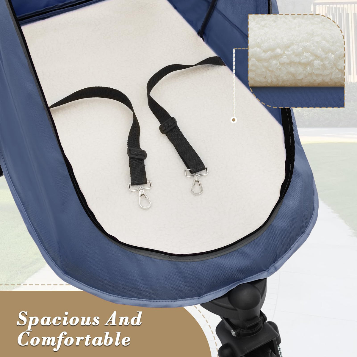 Blue Pet Stroller I101435