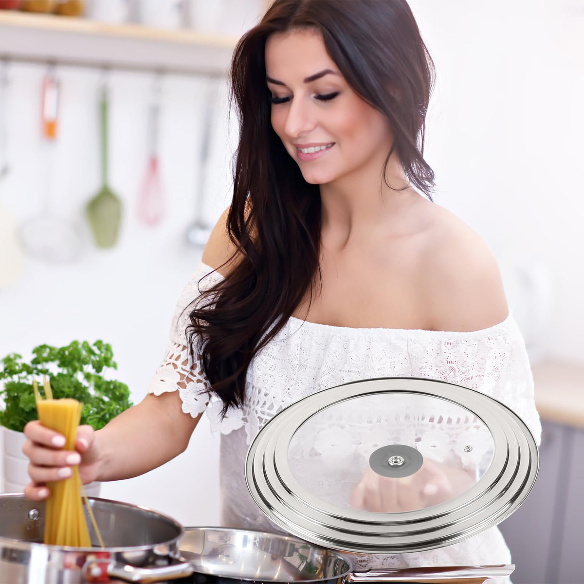 Universal Pan Lid for 11, 12 & 13 Inch Cookware O414