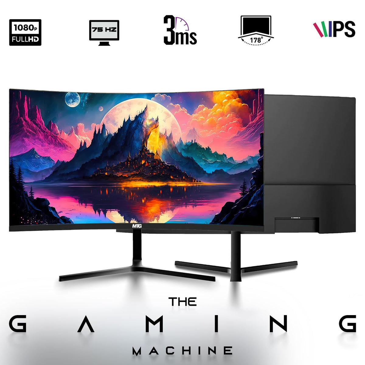 Gaming Tower PC, i5 8th Gen, 16GB RAM, 256GB Nvme Y89773