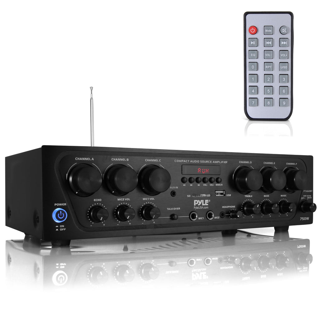 Wireless Bluetooth 6 Channel 750W Karaoke Amplifier X71482