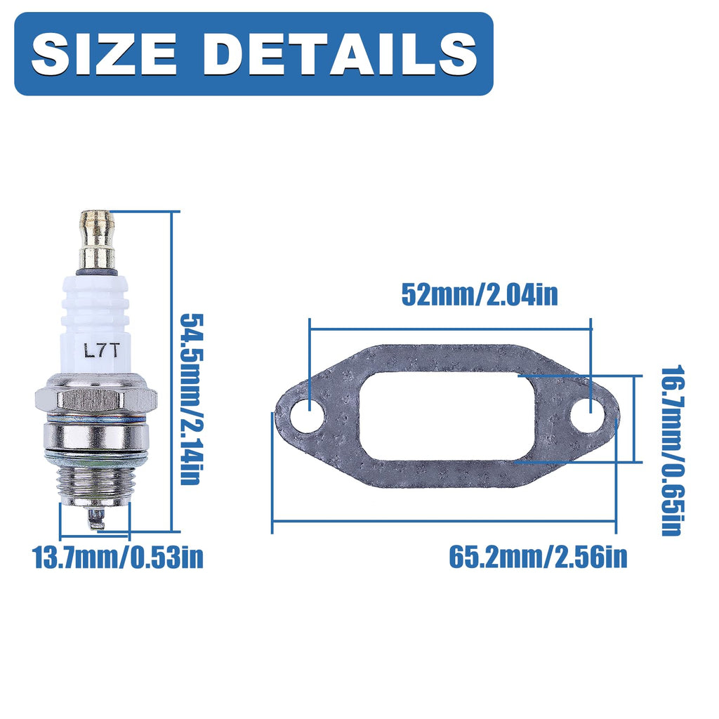 52mm Big Bore Top Cylinder End Kit Chainsaw I488480