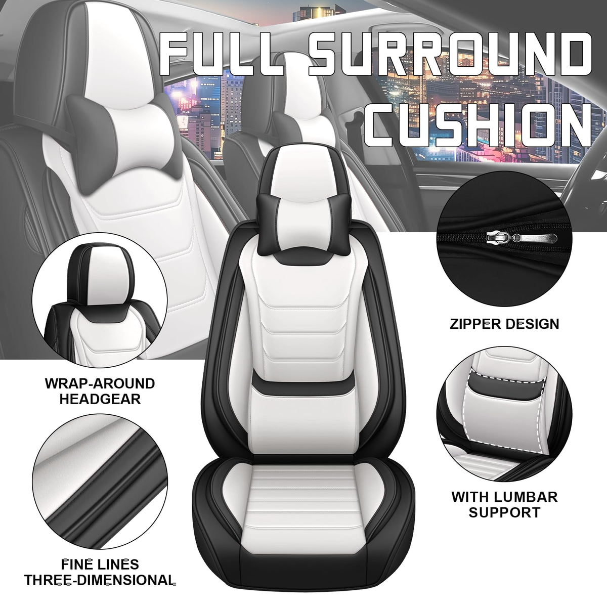Car Seat Cover 5 Seats U5836