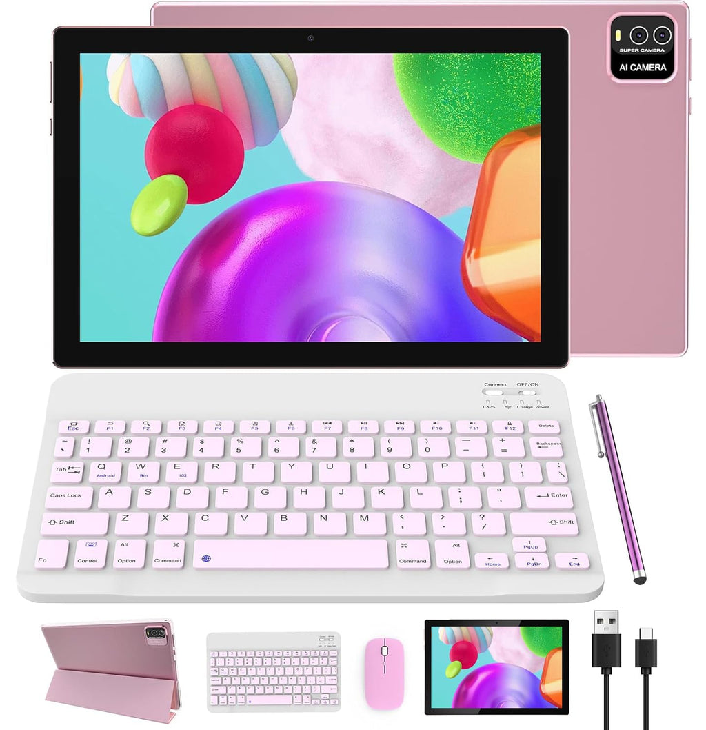 10 Inch Android Tablet with Keyboard 8GB+64GB Z984