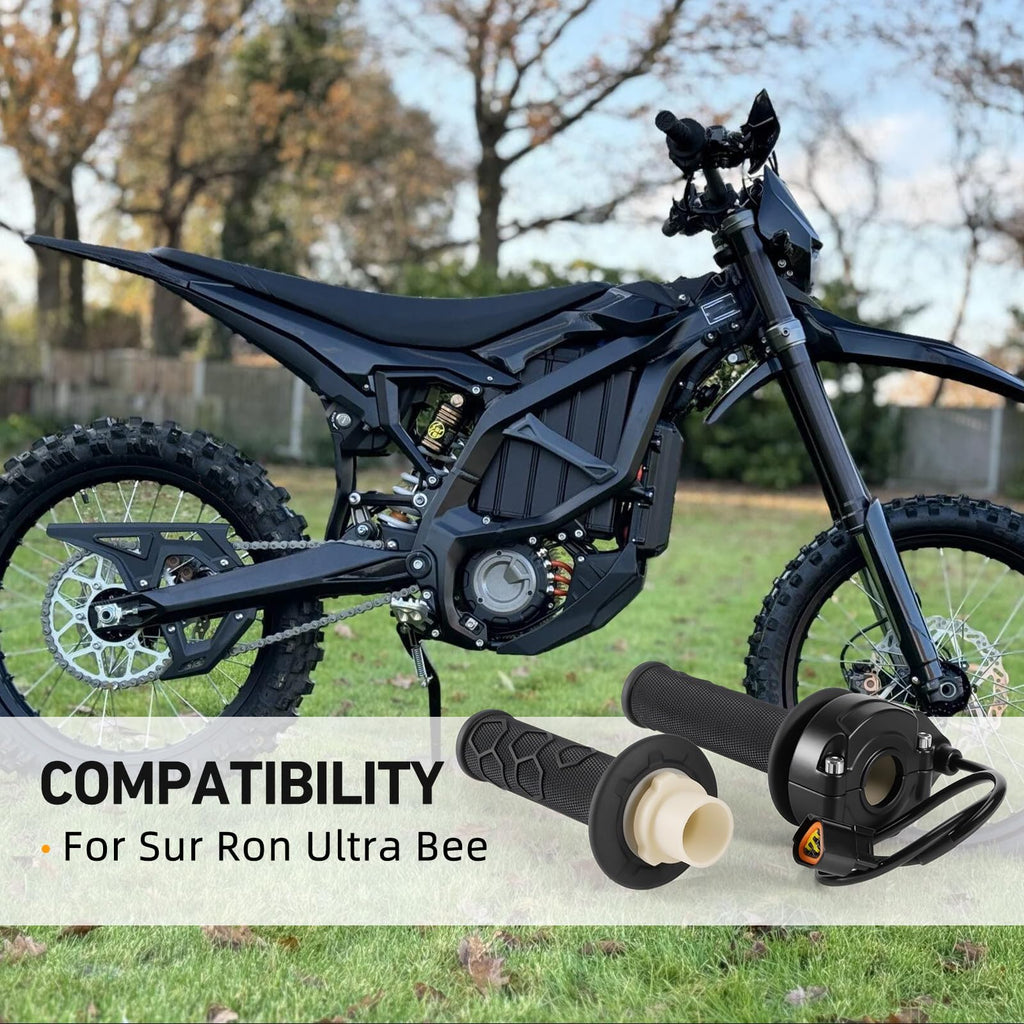 Electric Throttle Handle Assembly with Cable and Spare Right Handlebar Grip I327092