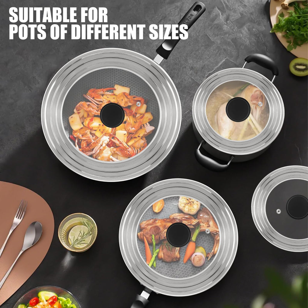 Universal Pan Lid for 11, 12 & 13 Inch Cookware O414