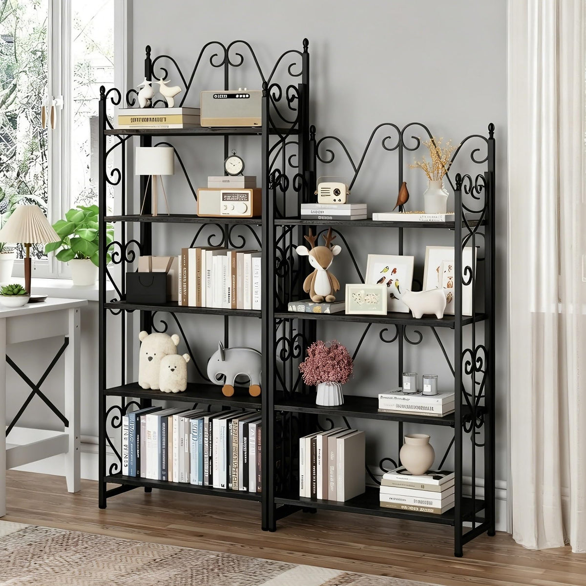 5 Tier Folding Bookshelf E683161