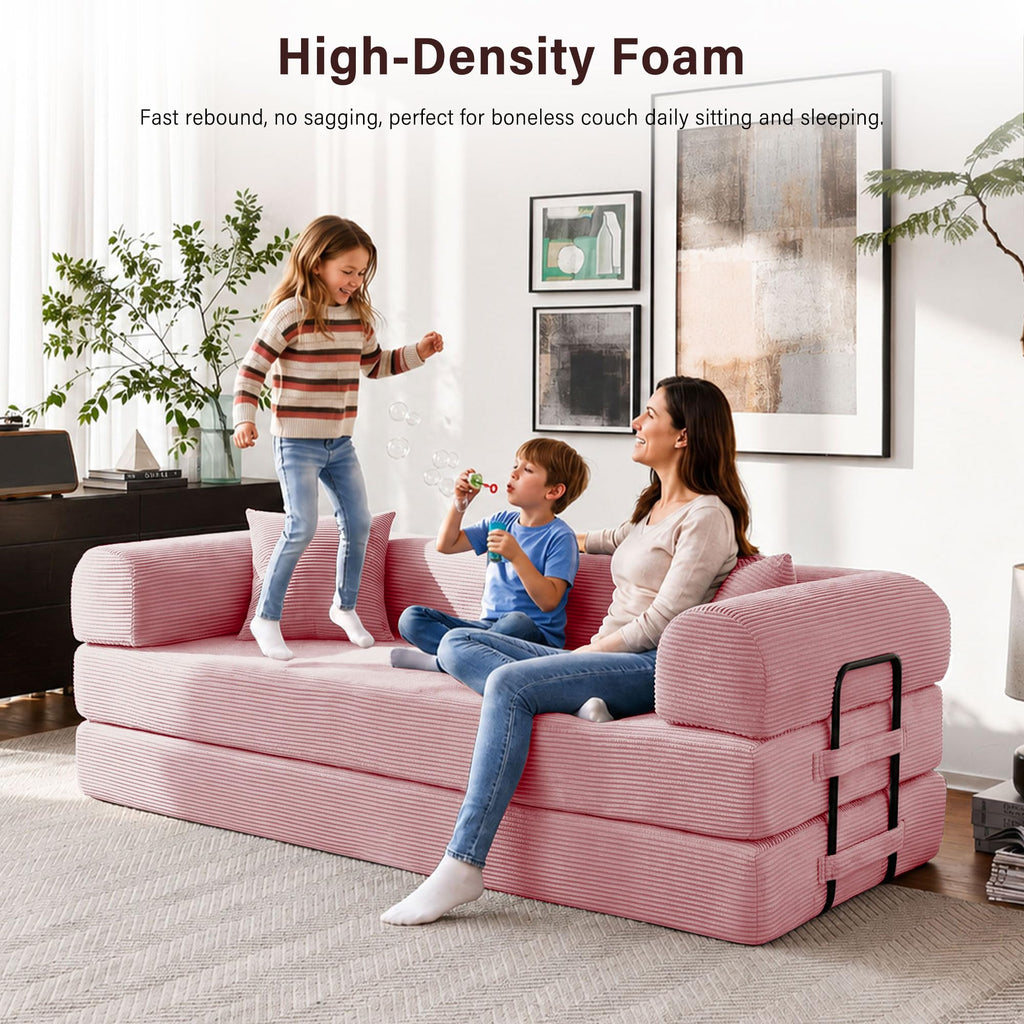 79" Convertible Sofa Bed Sleeper Futon Couch D92650