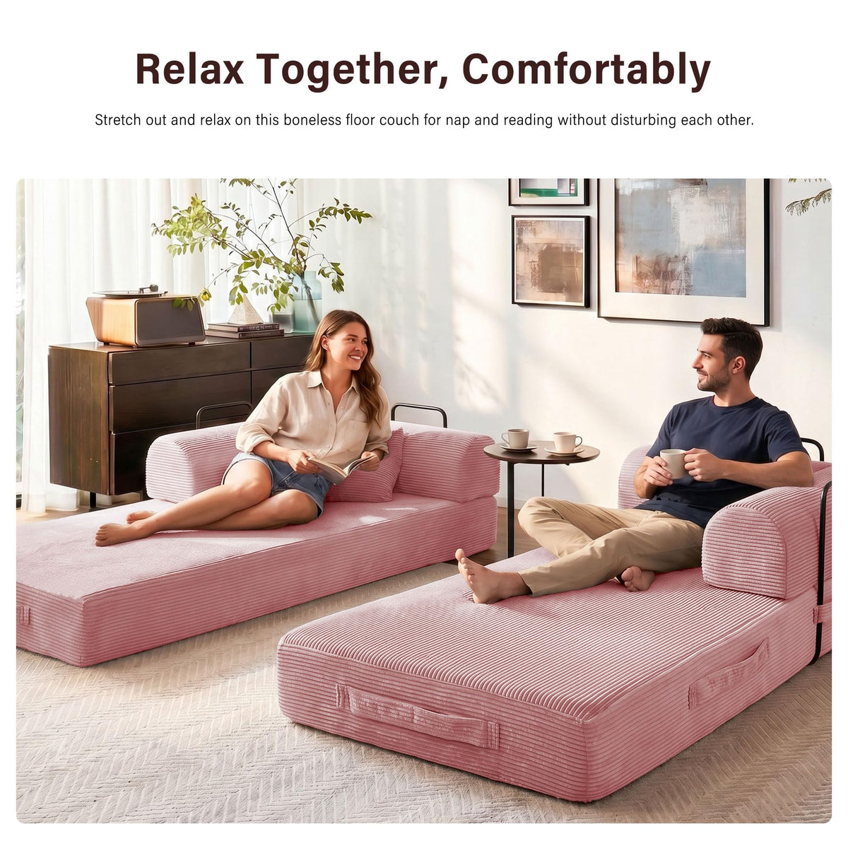 79" Convertible Sofa Bed Sleeper Futon Couch D92650