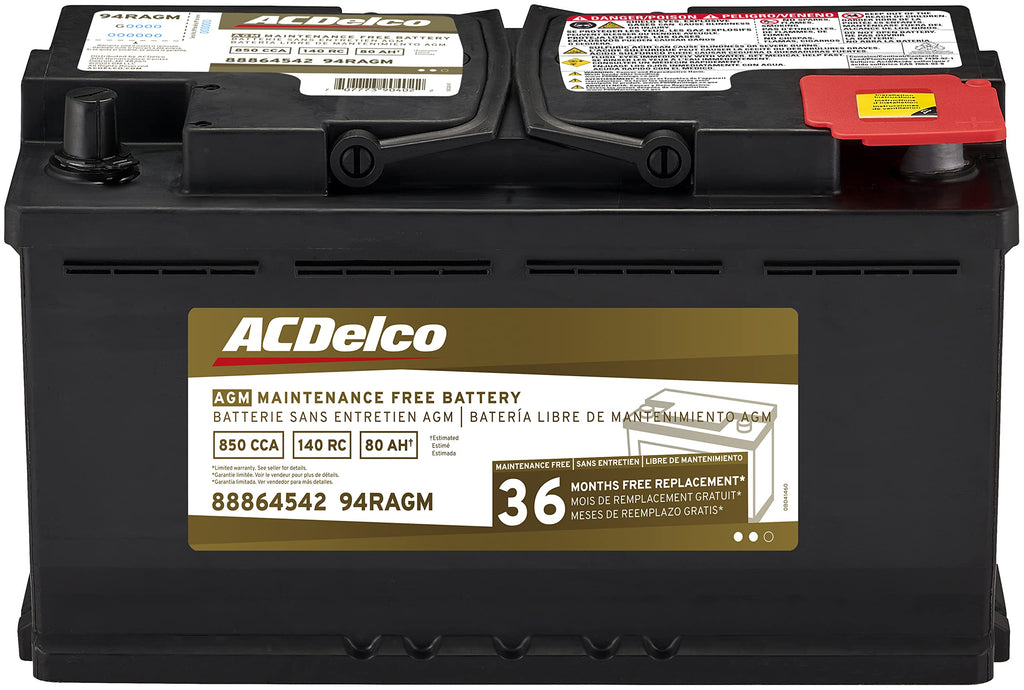Black AGM BCI Group 48 Battery F5999