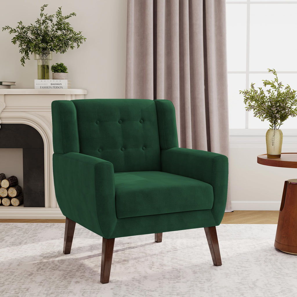 Velvet Accent Chairs Set of 2 B537