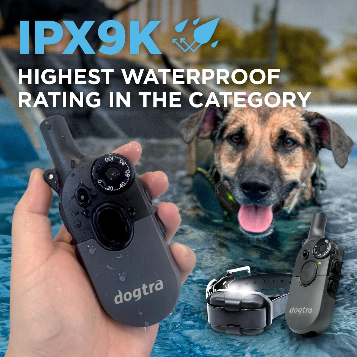 Remote Training E Collar 1/2 Mile IPX9K Waterproof P81242