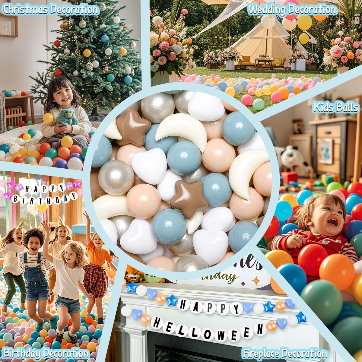 100 200 500 1000 Crush Proof Bpa Free Ball Pit Balls P482065