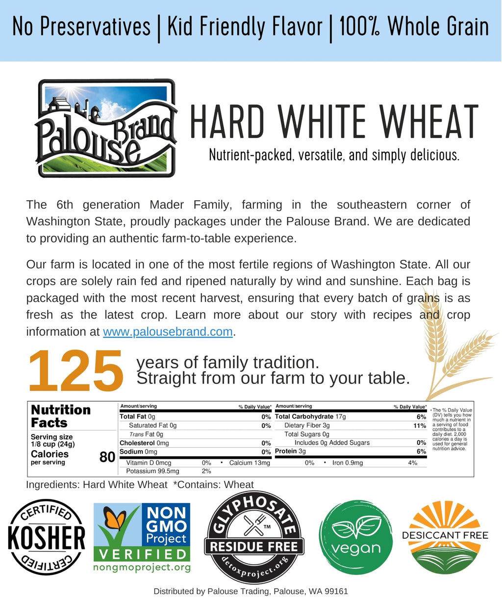 Hard White Wheat Berries 5 lbs C46507