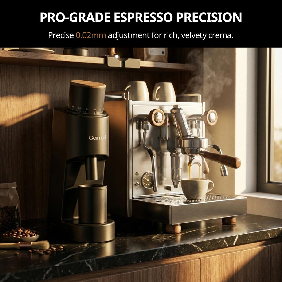 Coffee Grinder with Conical Burr H1578