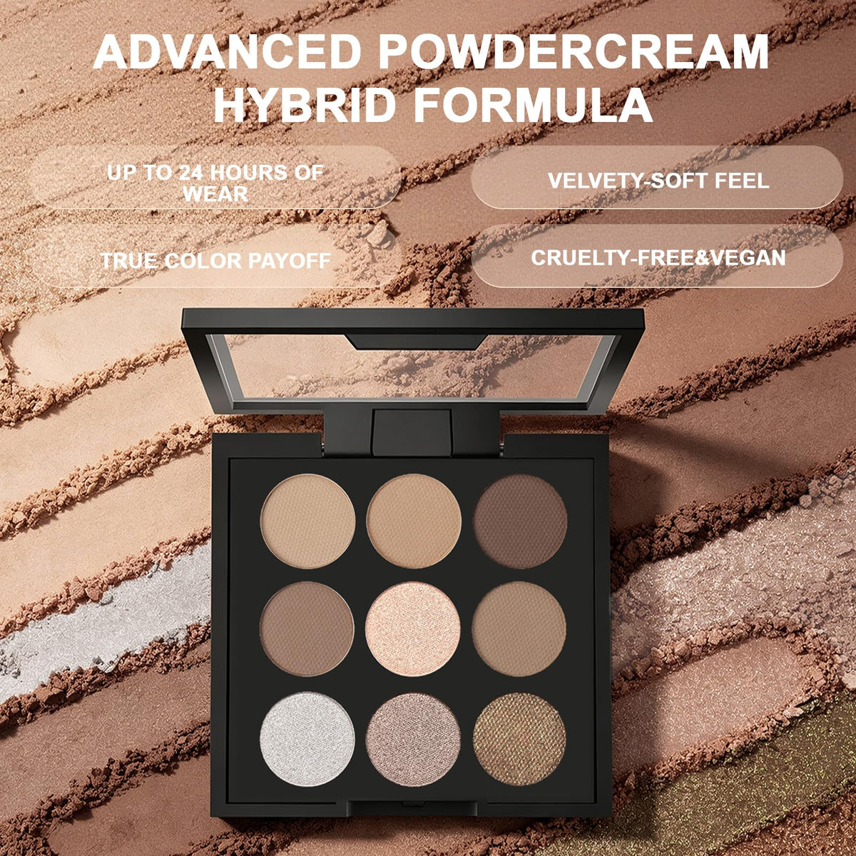 Neutral Eyeshadow Palette 9 Colors M777758