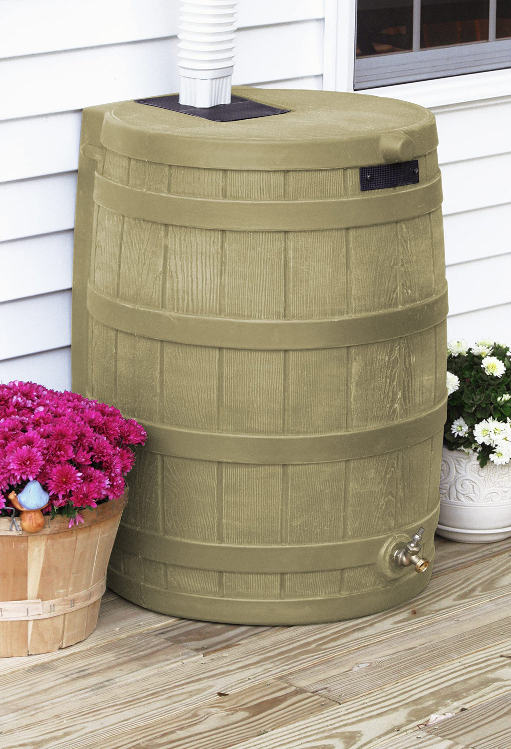 50 Gallon Rain Barrel with Diverter Kit U14822