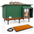 Heated Outdoor Cat House J978
