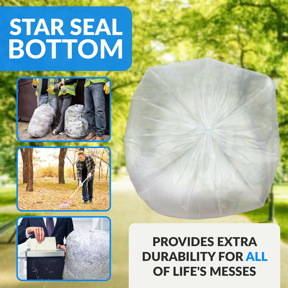 50 Gallon Heavy Duty Trash Bags M7661