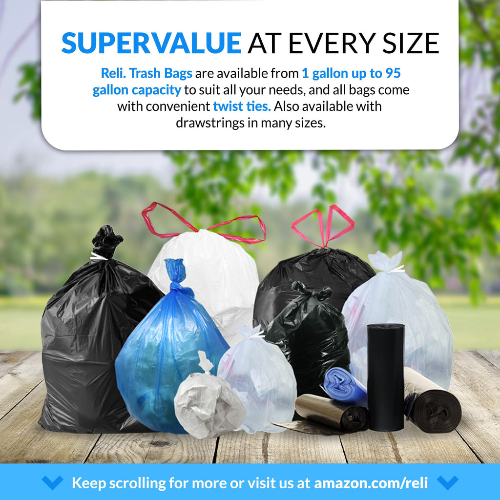 50 Gallon Heavy Duty Trash Bags M7661