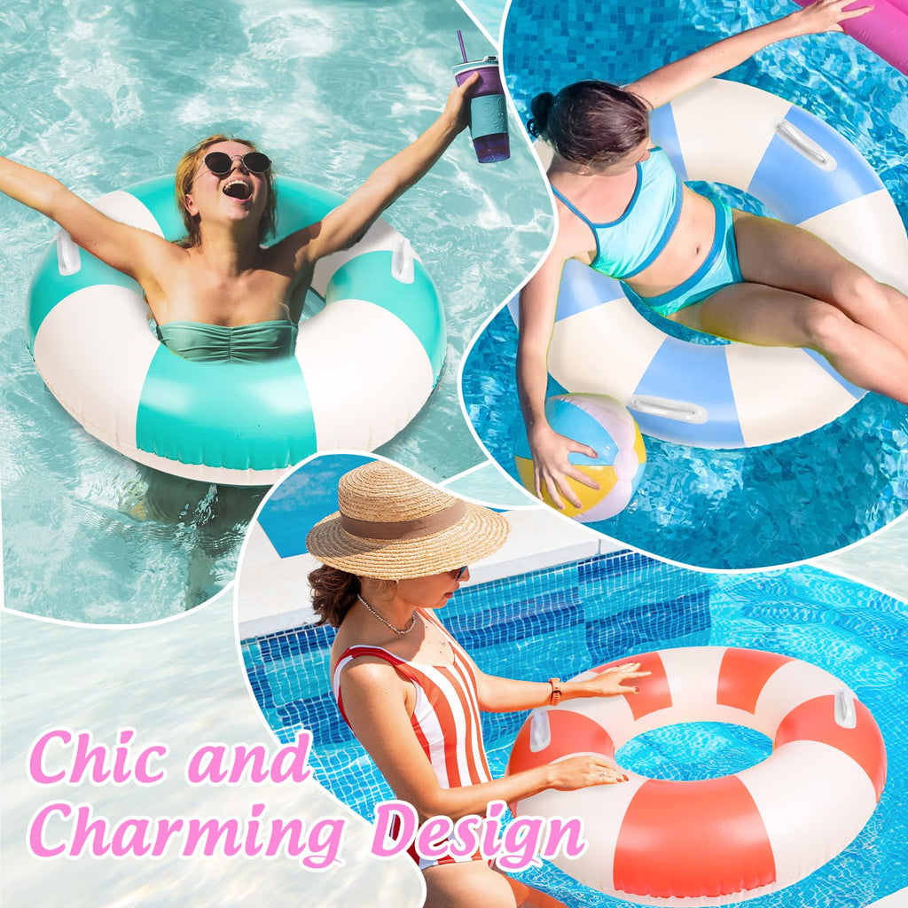 4Pcs Inflatable Pool Float with Handle H42684