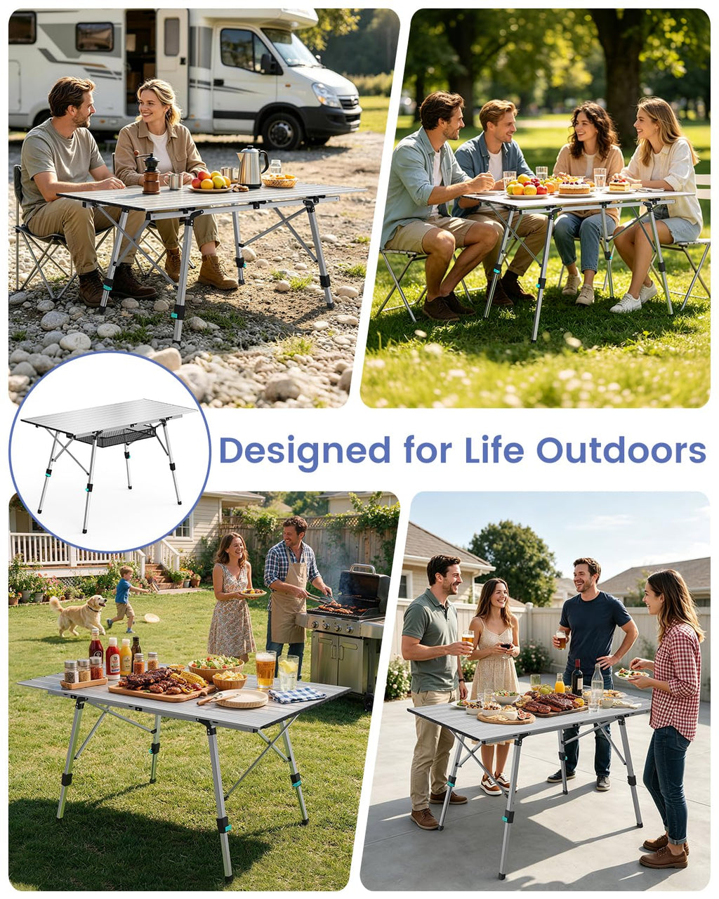Aluminum Folding Camping Table F83762
