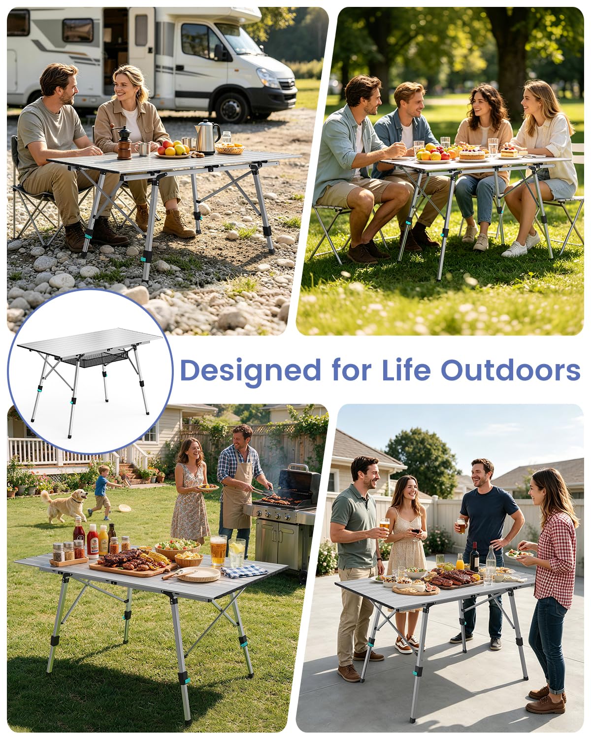 Aluminum Folding Camping Table F83762