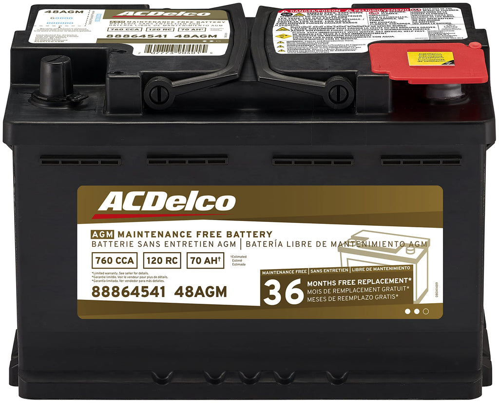 Black AGM BCI Group 48 Battery F5999