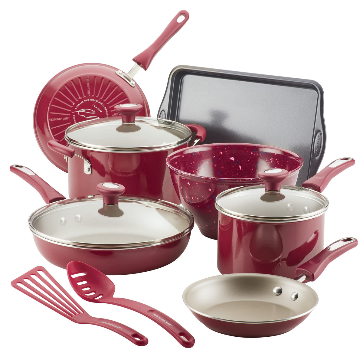 12 Piece Nonstick Cookware Pots and Pans Set U637801