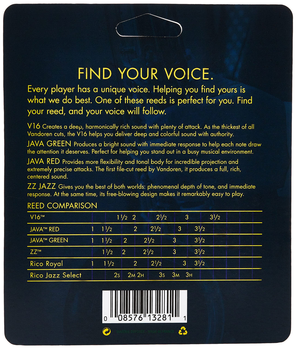 Alto Sax Jazz Reed Mix Card Strength 2.5 I983116