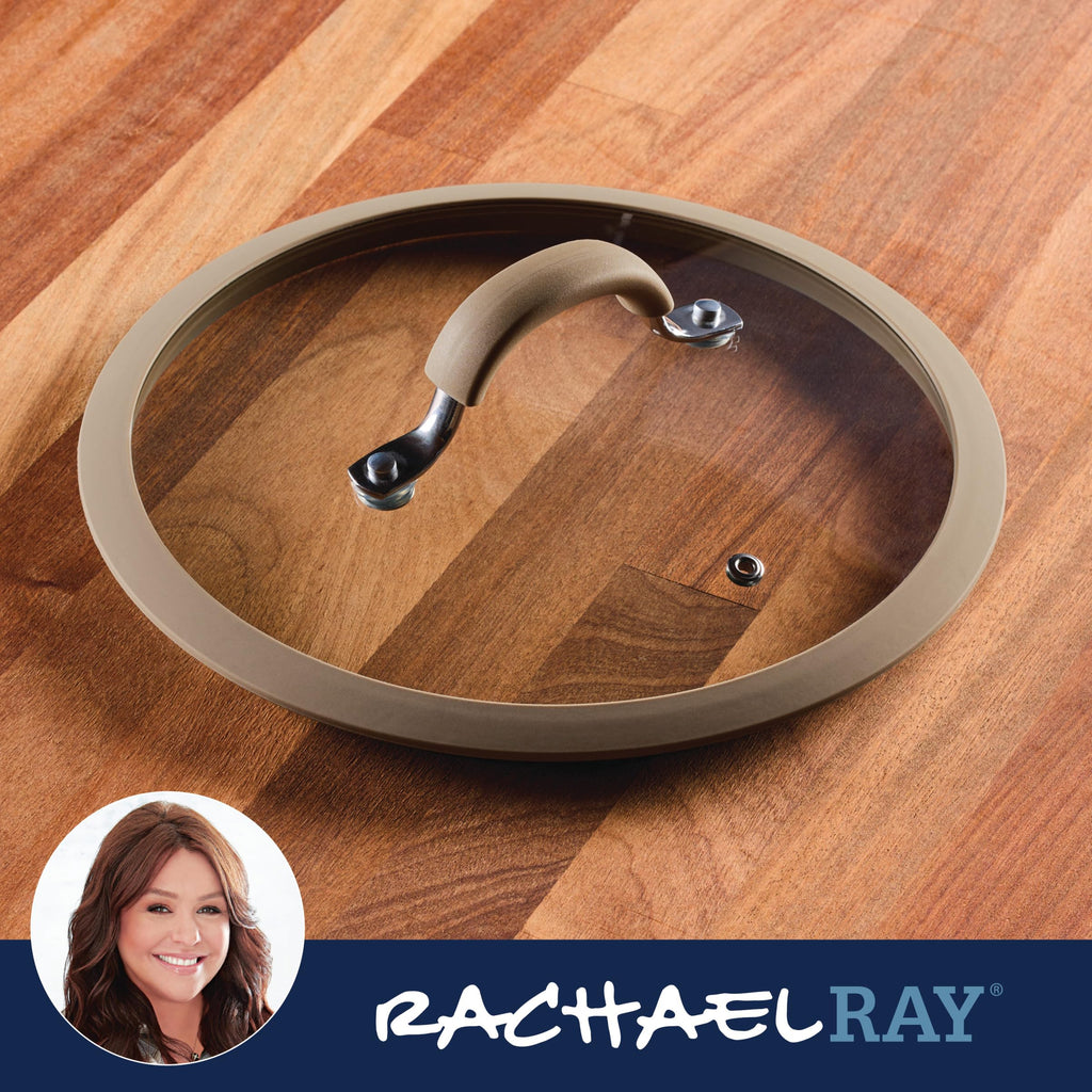 10-Inch Silicone-Rimmed Glass Lid O545716