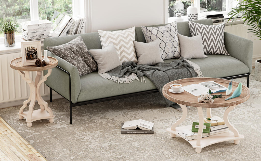 Round Wood Coffee Table A822