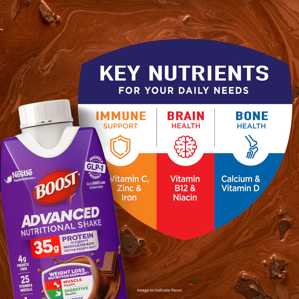 Chocolate Protein Shake 12-11 FL OZ Cartons Q289