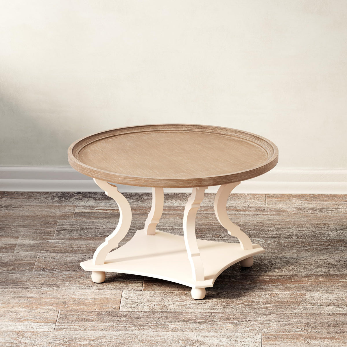 Round Wood Coffee Table A822