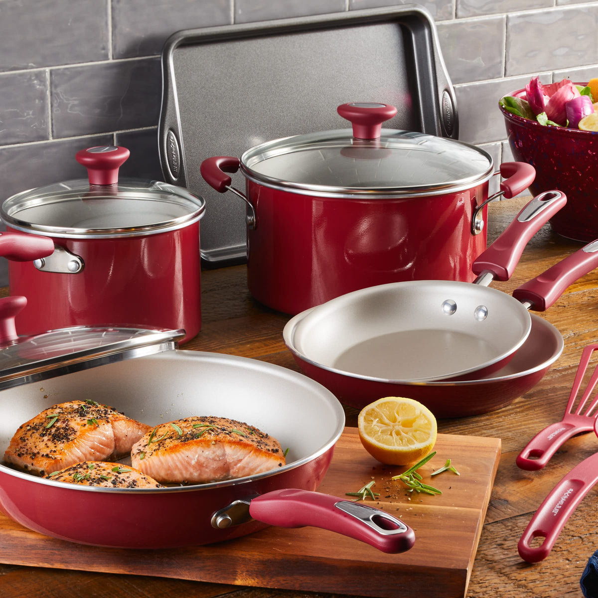 12 Piece Nonstick Cookware Pots and Pans Set U637801