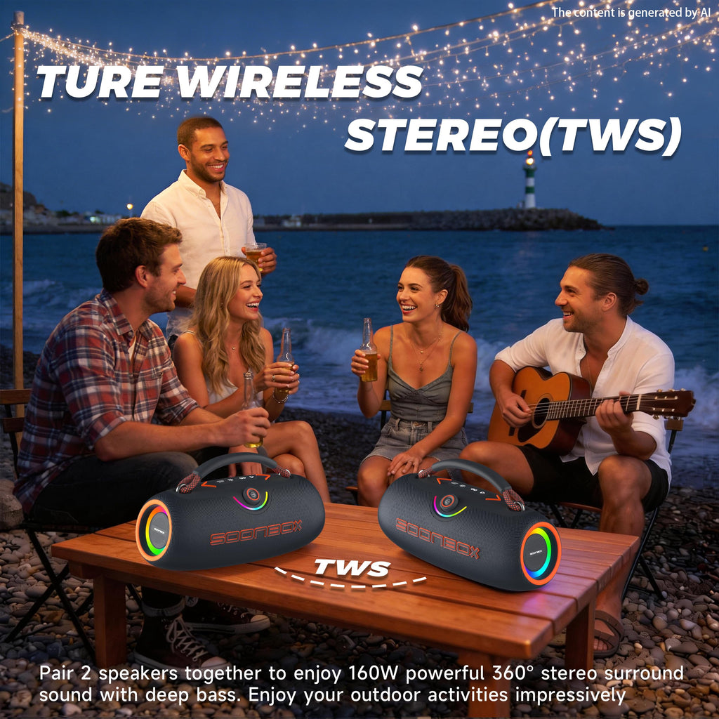 Black Portable Bluetooth Speakers X710